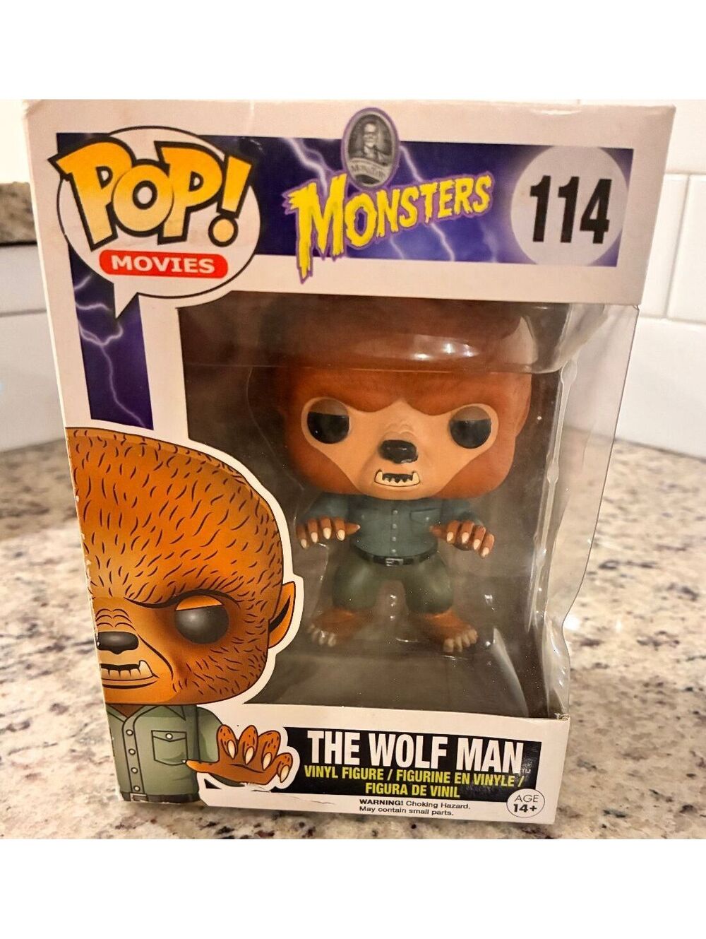 Funko Pop! Movies Monsters The Wolf Man Vinyl Figure #114